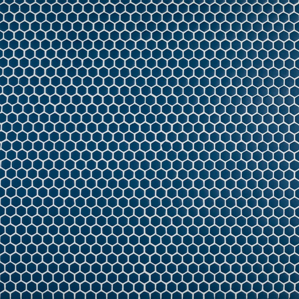 5/8" Hexagon Mosaic 12" x 12.25"