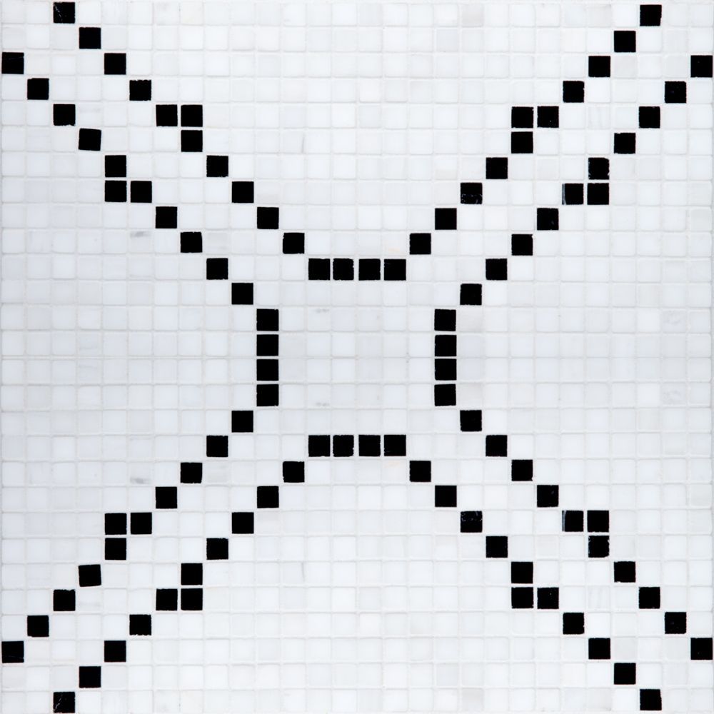 12.625" x 12.625"  undefined Mosaic