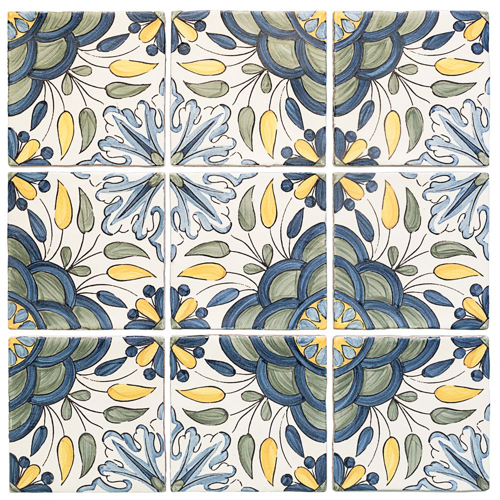 Algarve Field Tile 5" x 5" 5" x 5"