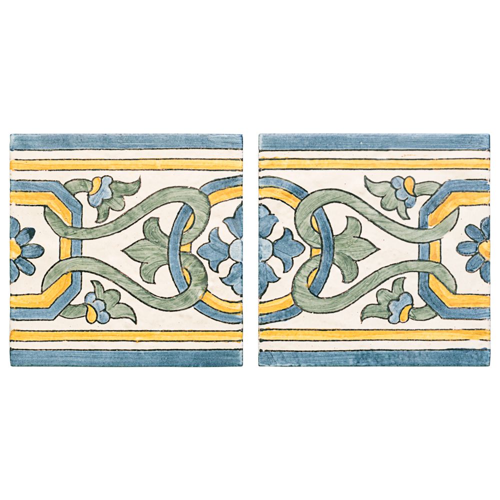 Alentejo Field Tile 5" x 5" 5" x 5"