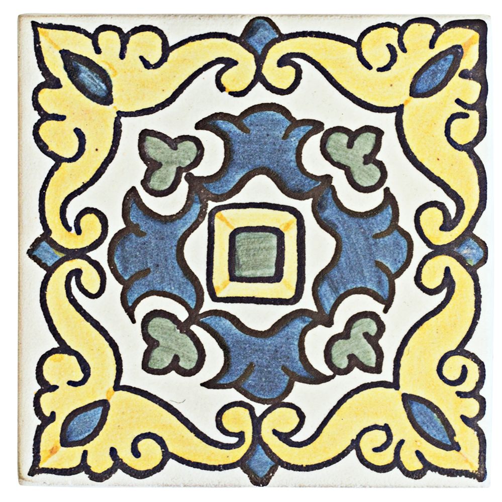 San Simeon Field Tile 3" x 3" 3" x 3"