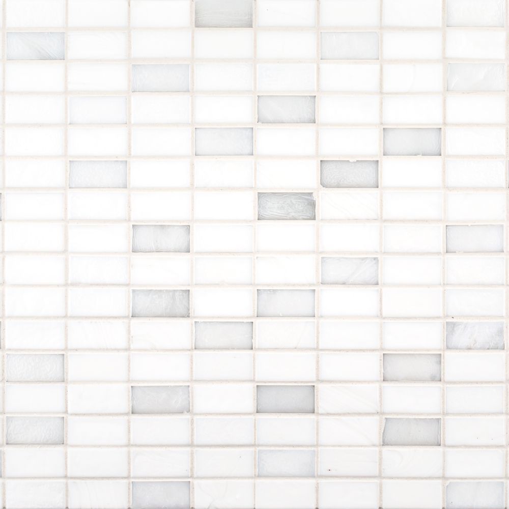 5/8" Stack Brick Blend Mosaic 12.25" x 12.25"