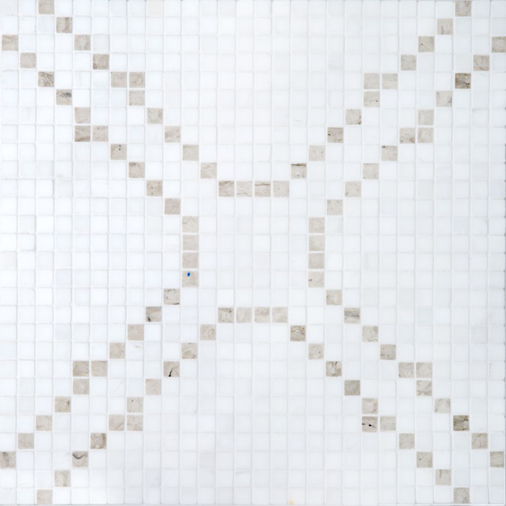 12.625" x 12.625"  undefined Mosaic