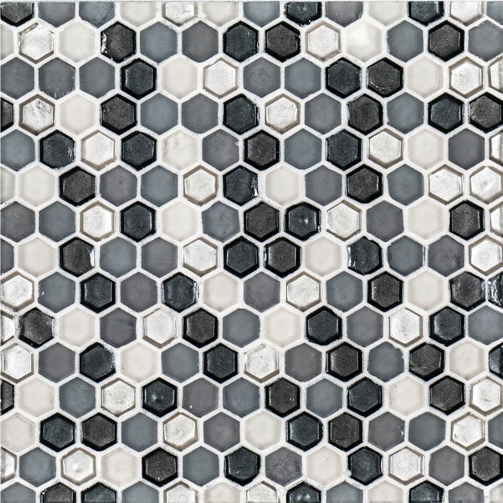 5/8" Hexagon Mosaic 11" x 11.25"