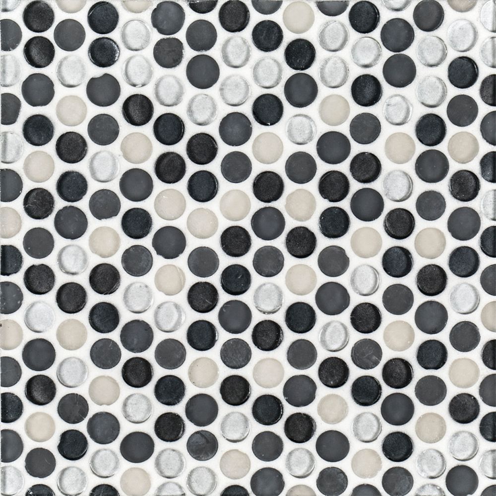 3/4" Penny Round Mosaic 11.125" x 11.875"