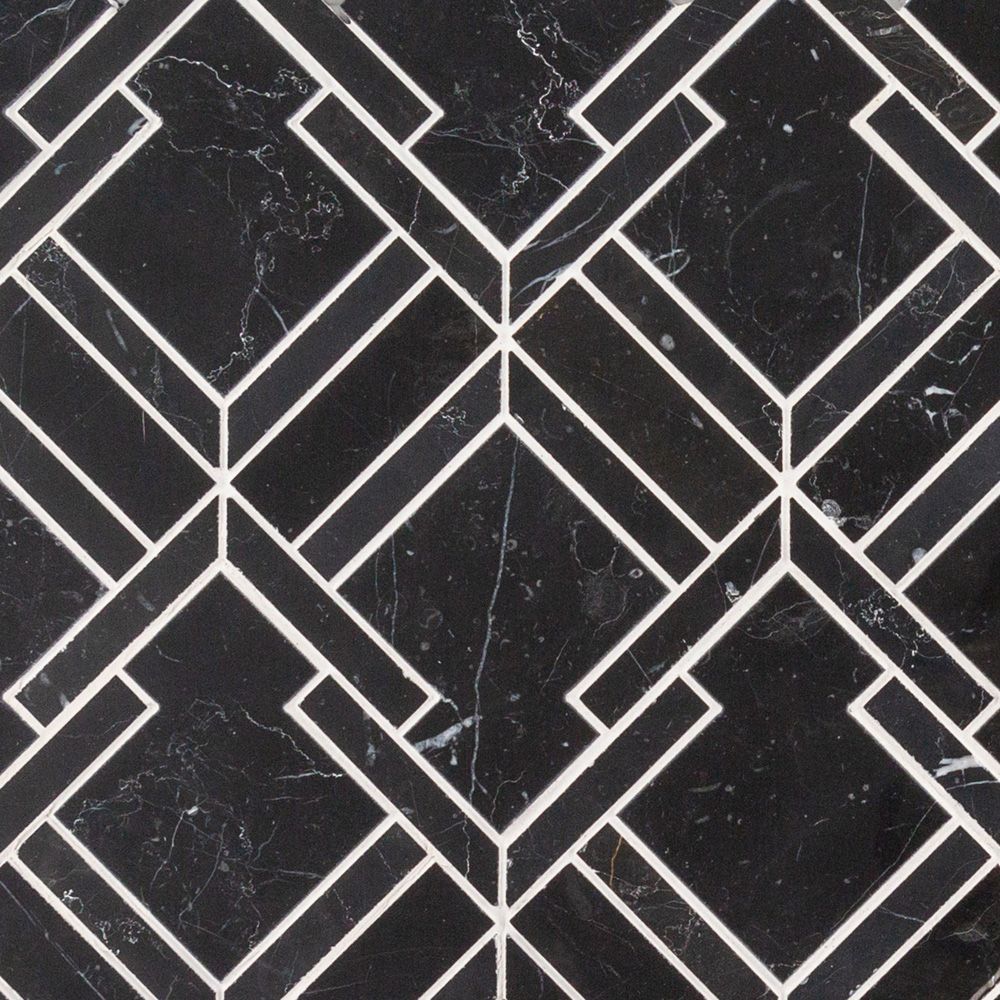 Black Tie Mosaic 10" x 10.375"