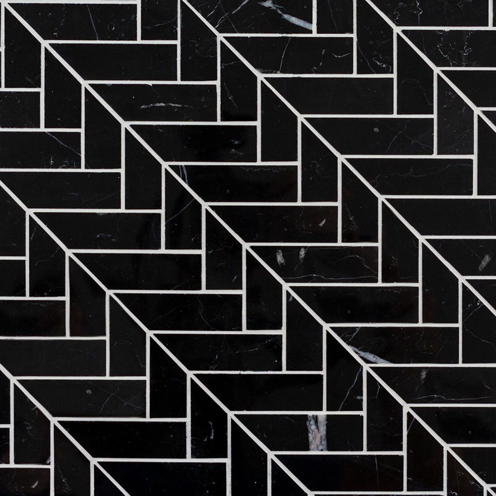 Mod Herringbone Mosaic 11.375" x 11.75"