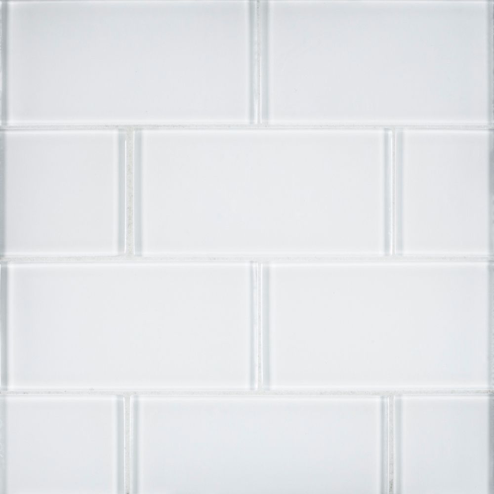 Field Tile 3" x 6" 3" x 6" Polaris White Straight Shot