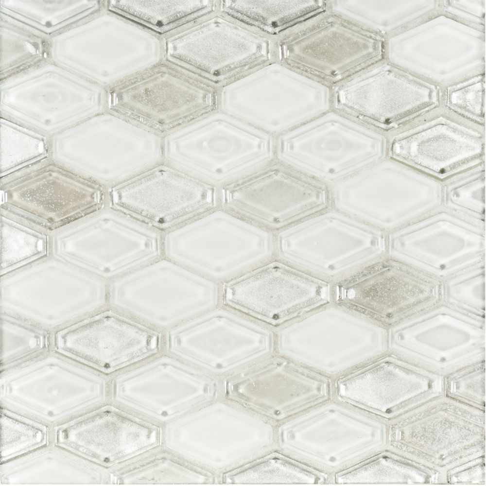 Beveled Elongated Hex 10.5" x 11.375" Diamond Straight Shot