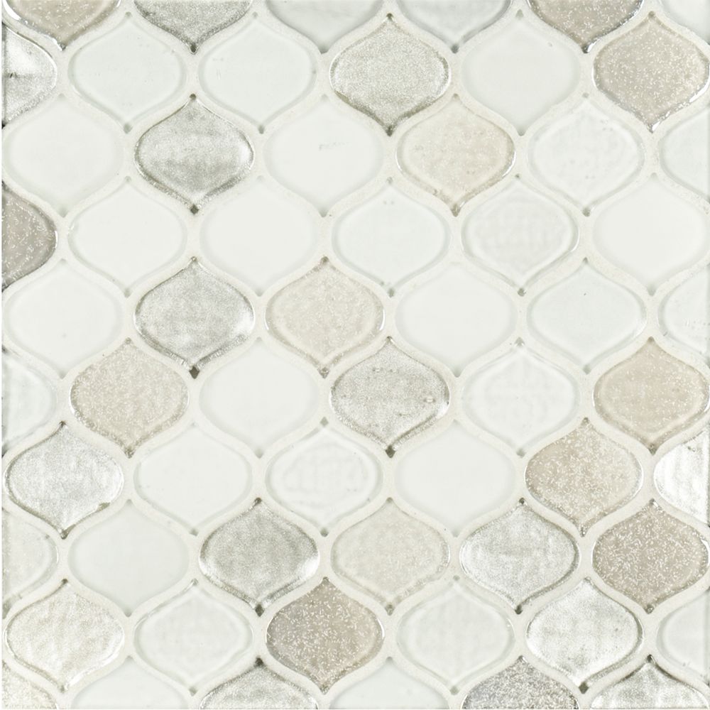 Droplet Mosaic 10.25" x 10.375" Diamond Straight Shot