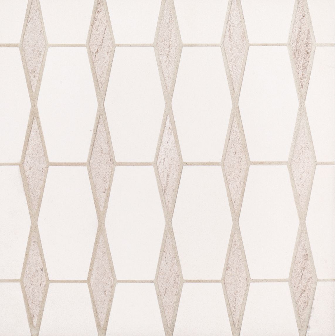 Harmony Mosaic 11.5" x 13.125" Limestone Blend Straight Shot