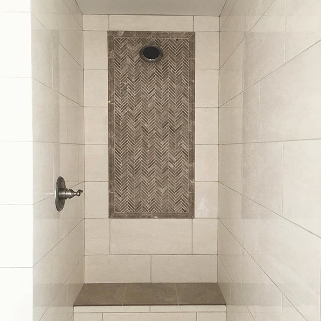 Herringbone Styx Mosaic 10.875" x 11.375" Suede Straight Shot