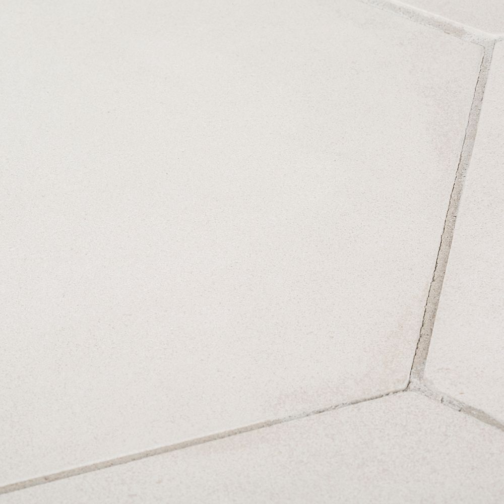 Hexagon Field Tile 8" x 9.25" 8" x 9.25" Pale Straight Shot