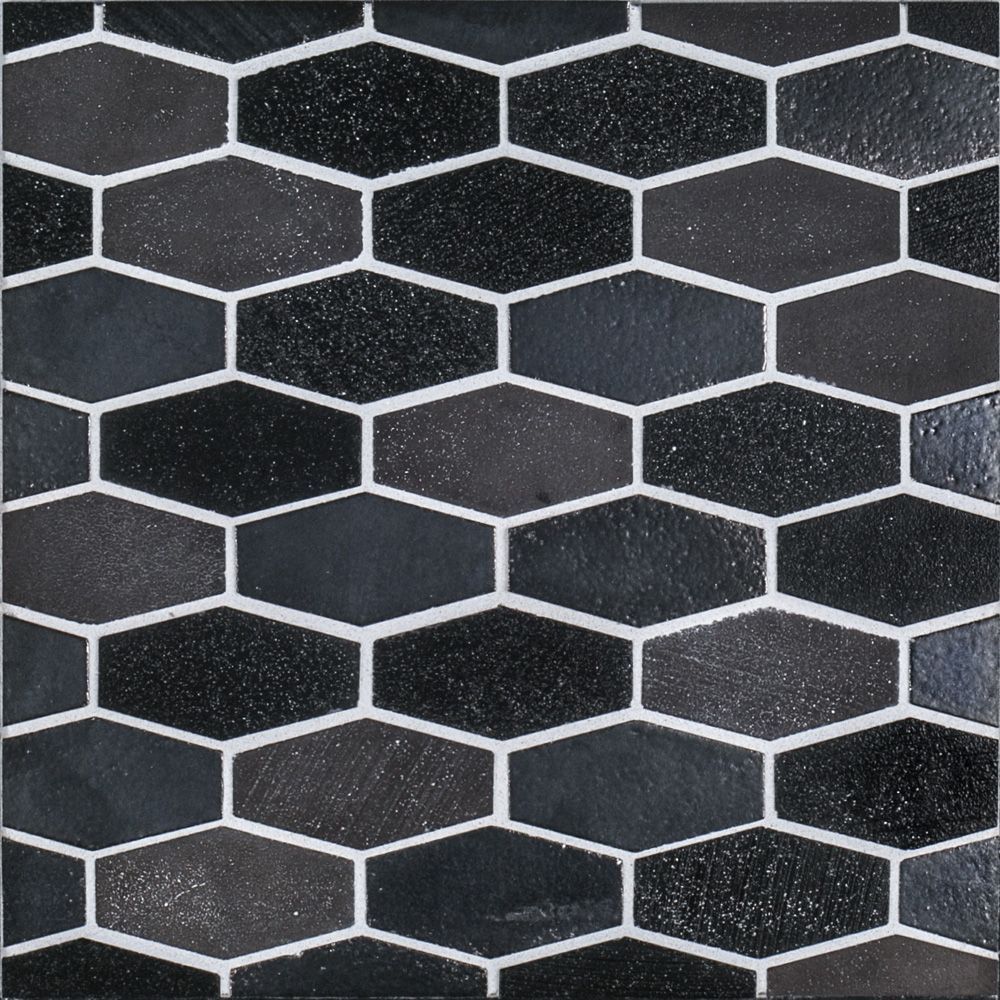 Elongated Hex Mosaic 10.625" x 12.125" Cast Iron Straight Shot