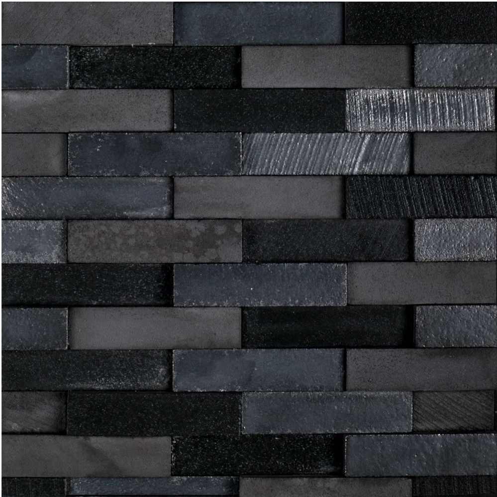 Elevation Brick Mosaic 9.875" x 11.875" Cast Iron Straight Shot