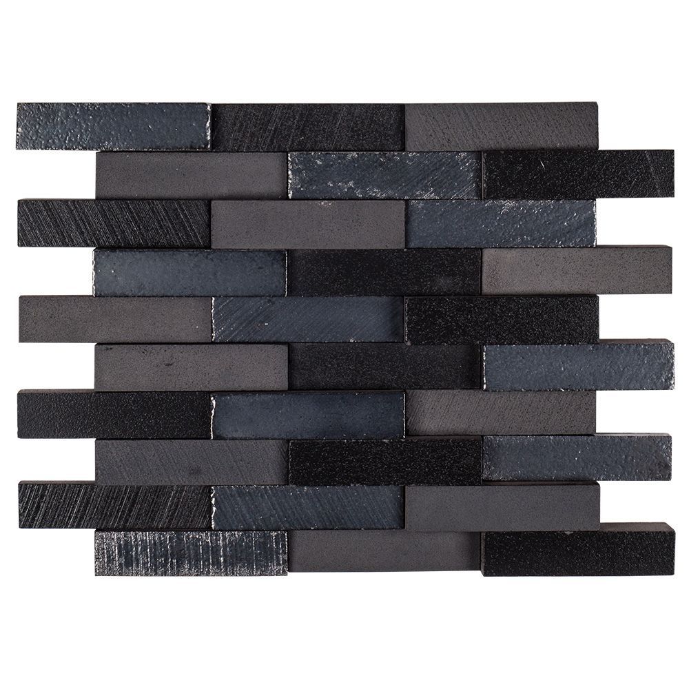 Elevation Brick Mosaic 9.875" x 11.875" Cast Iron Straight Shot