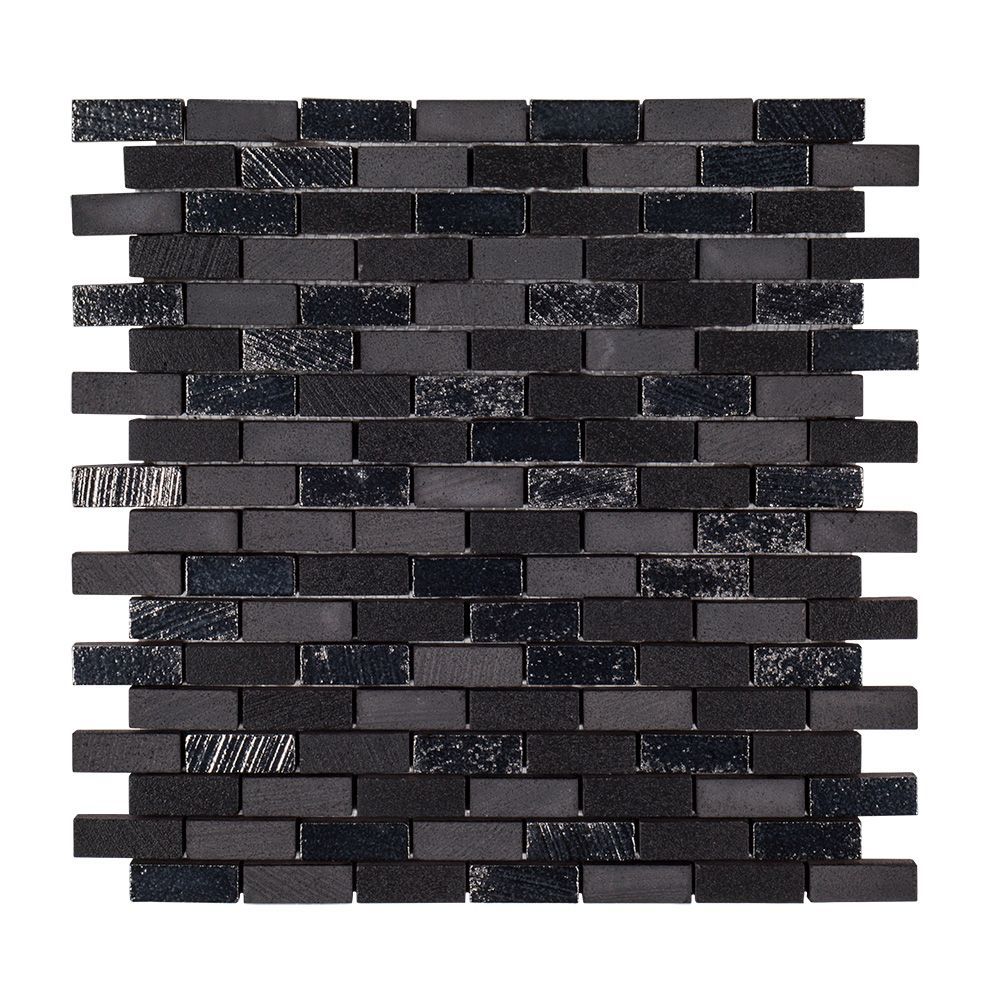 Mini Brick Mosaic 11.375" x 11.625" Cast Iron Straight Shot