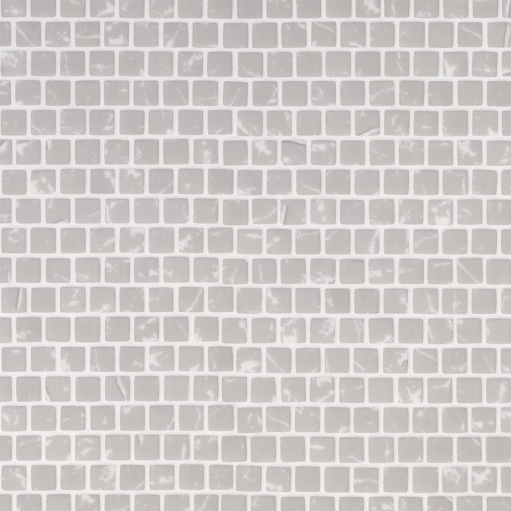 Bulletin Mosaic 11.5" x 11.5" Marbled Grey Straight Shot