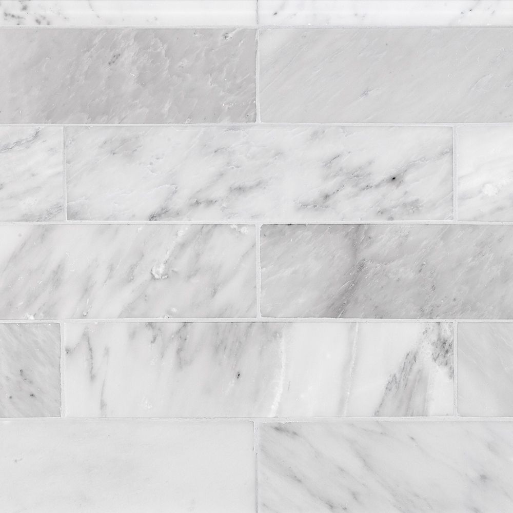 Dome 0.75" x 12" 0.75" x 12" Classic Statuario Straight Shot