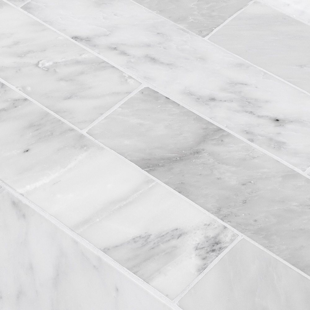 Dome 0.75" x 12" 0.75" x 12" Classic Statuario Straight Shot