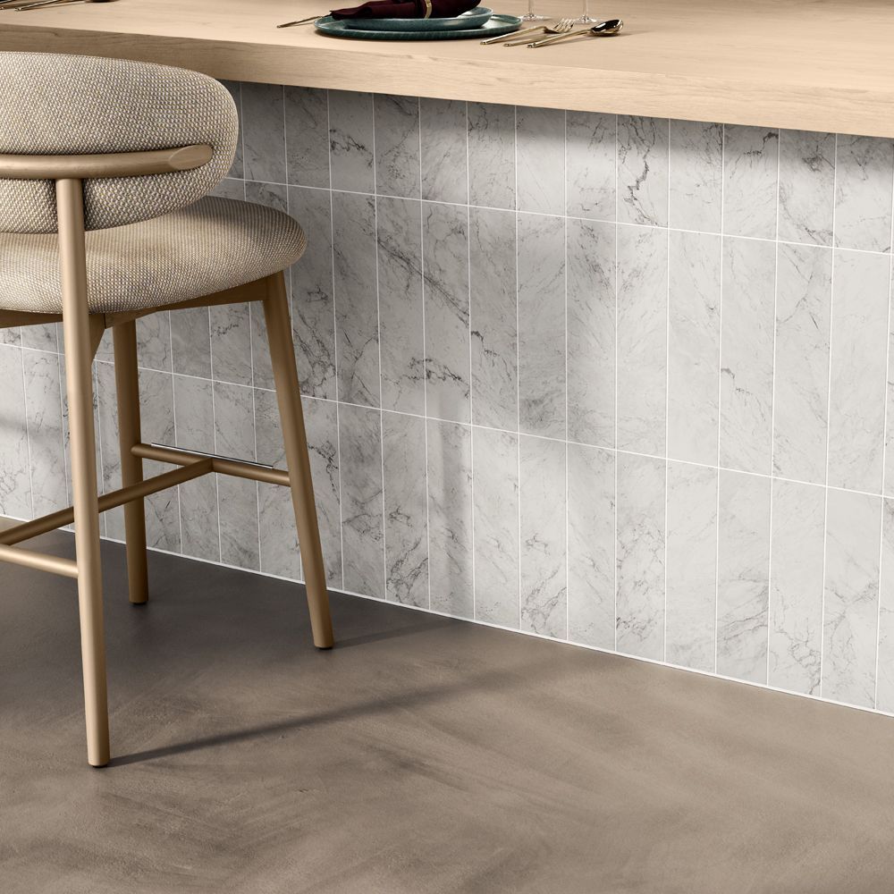 Field Tile 3" x 12" 3" x 12" Classic Statuario Straight Shot