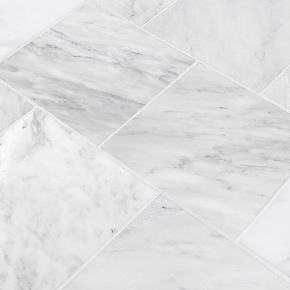 Field Tile 6" x 6" 6" x 6" Classic Statuario Straight Shot