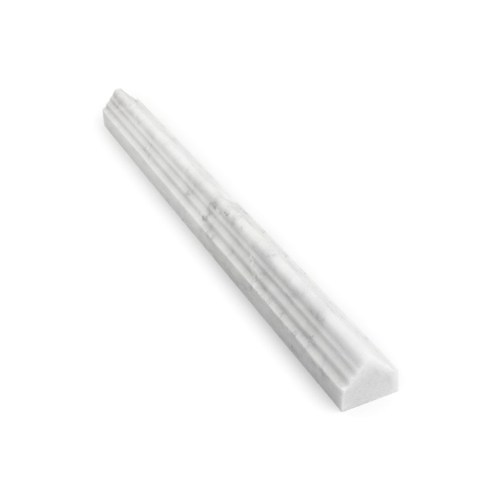 Dome 0.875" x 12" 0.875" x 12" Classic Statuario Straight Shot