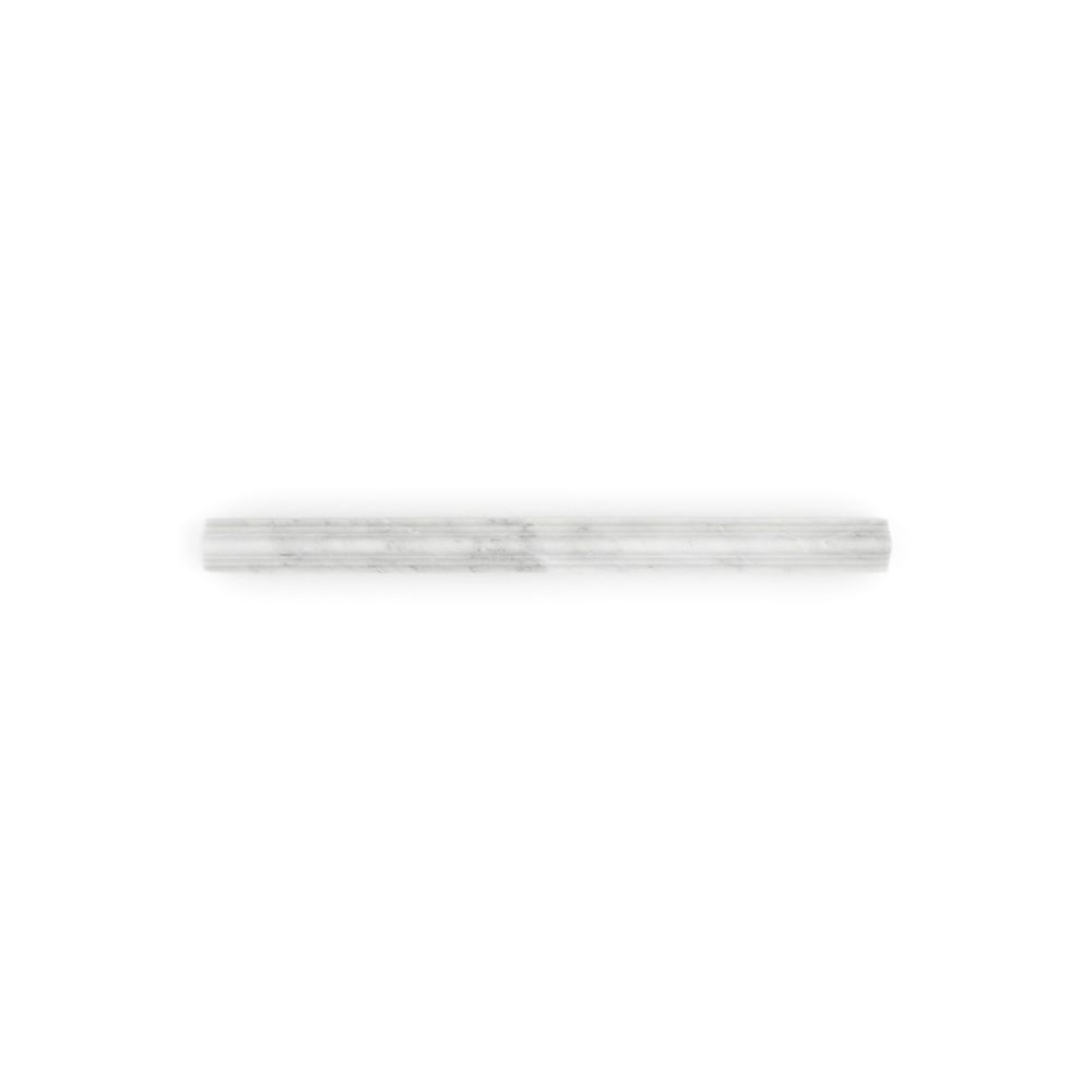Dome 0.875" x 12" 0.875" x 12" Classic Statuario Straight Shot