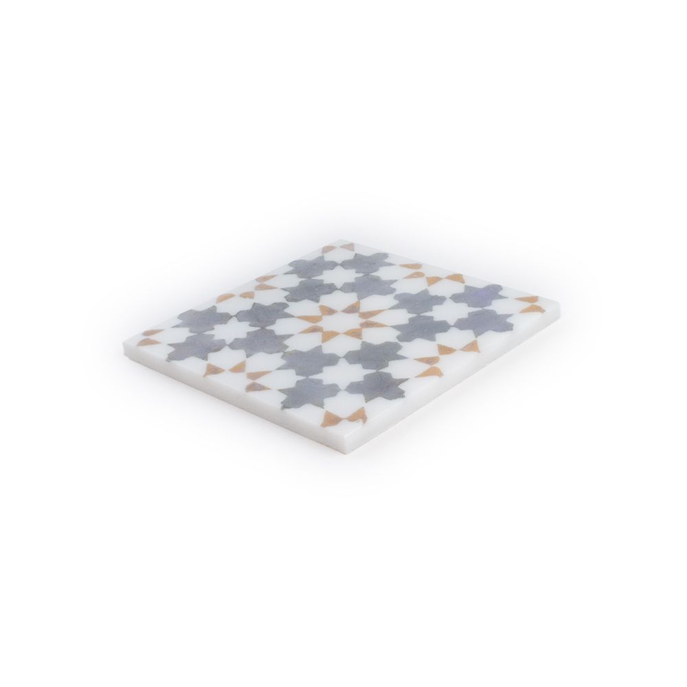 Mediterranean Manor Field Tile 6" x 6" 6" x 6" Classic Statuario Straight Shot