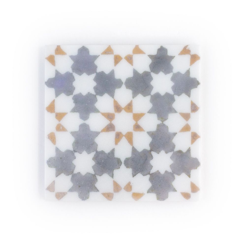 Mediterranean Manor Field Tile 6" x 6" 6" x 6" Classic Statuario Straight Shot