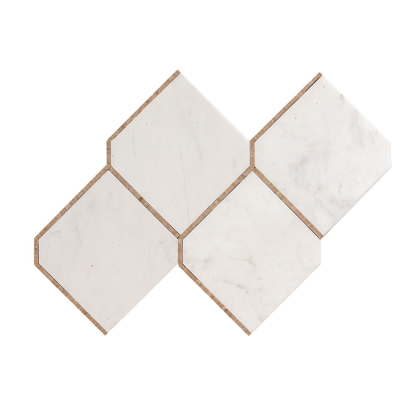 Bryant Mosaic 9.125" x 13.25" Empire Beige Straight Shot