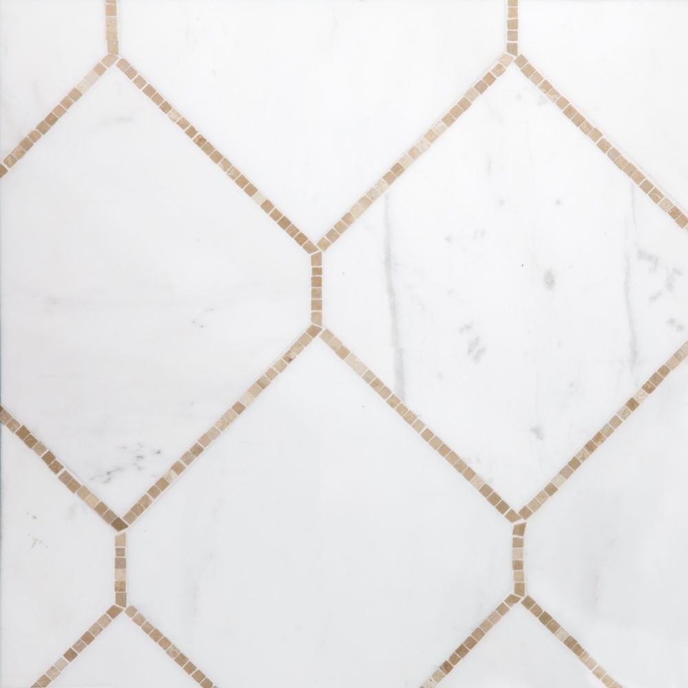 Bryant Mosaic 9.125" x 13.25" Empire Beige Straight Shot