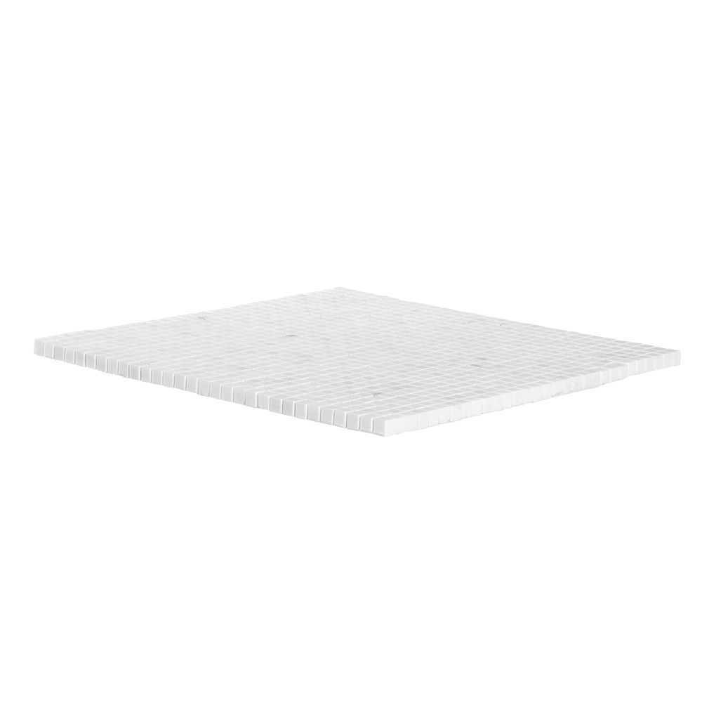 3/8" Composition Mosaic 12.625" x 12.625" Dolomite Straight Shot