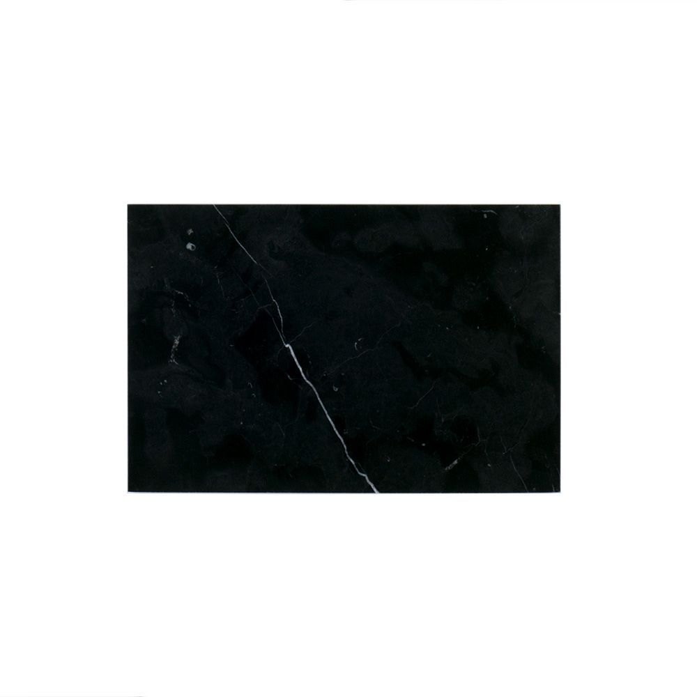 Field Tile 8" x 12" 8" x 12" Nero Marquina Straight Shot