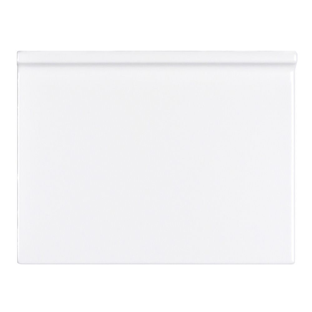 Cove Base 6" x 7.75" 6" x 7.75" Matte Starry White Straight Shot