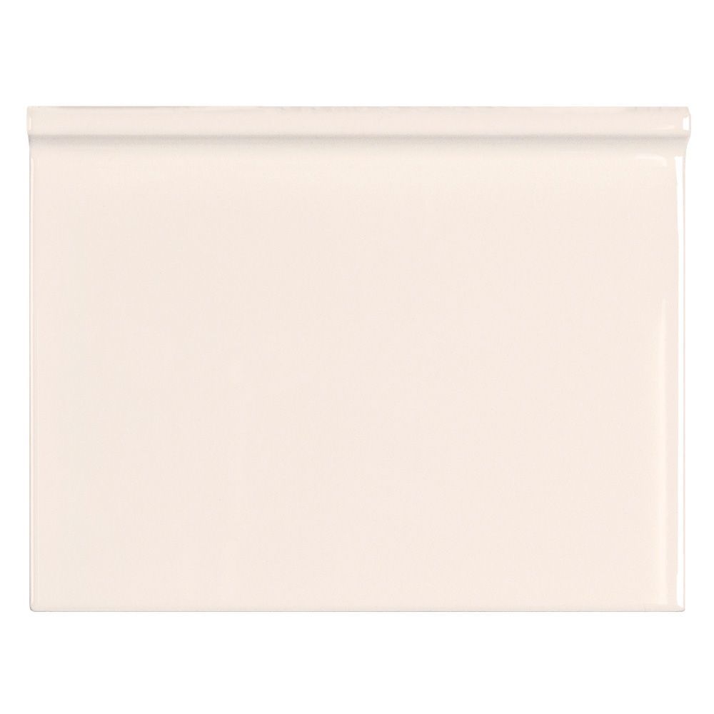 Cove Base 6" x 7.75" 6" x 7.75" Gloss Crisp Linen Straight Shot