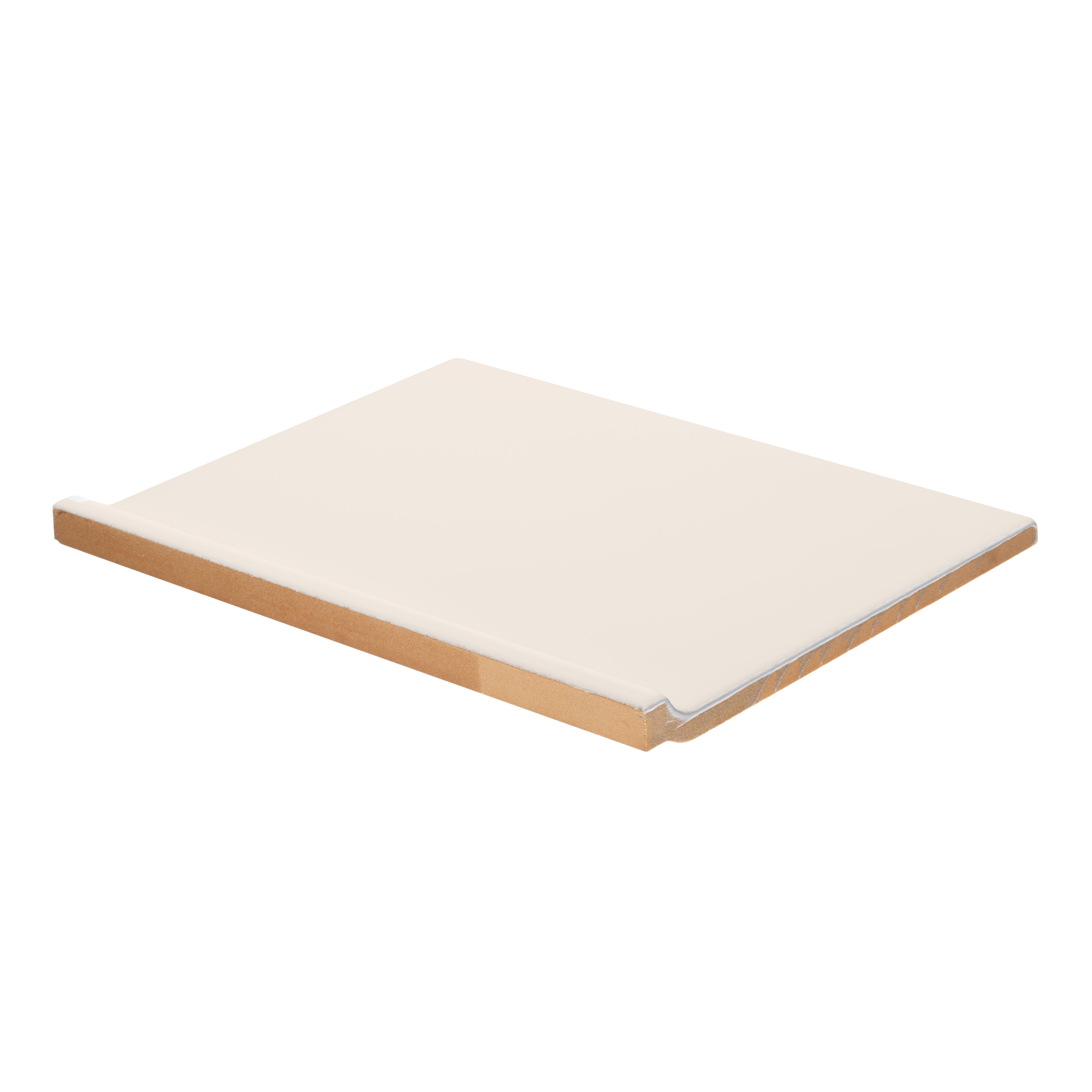 Cove Base 6" x 7.75" 6" x 7.75" Matte Crisp Linen Straight Shot