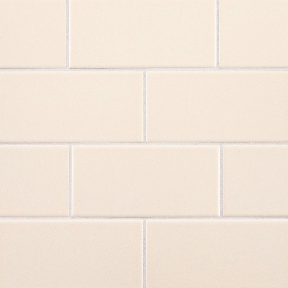 Field Tile 3" x 6" 3" x 6" Matte Crisp Linen Straight Shot