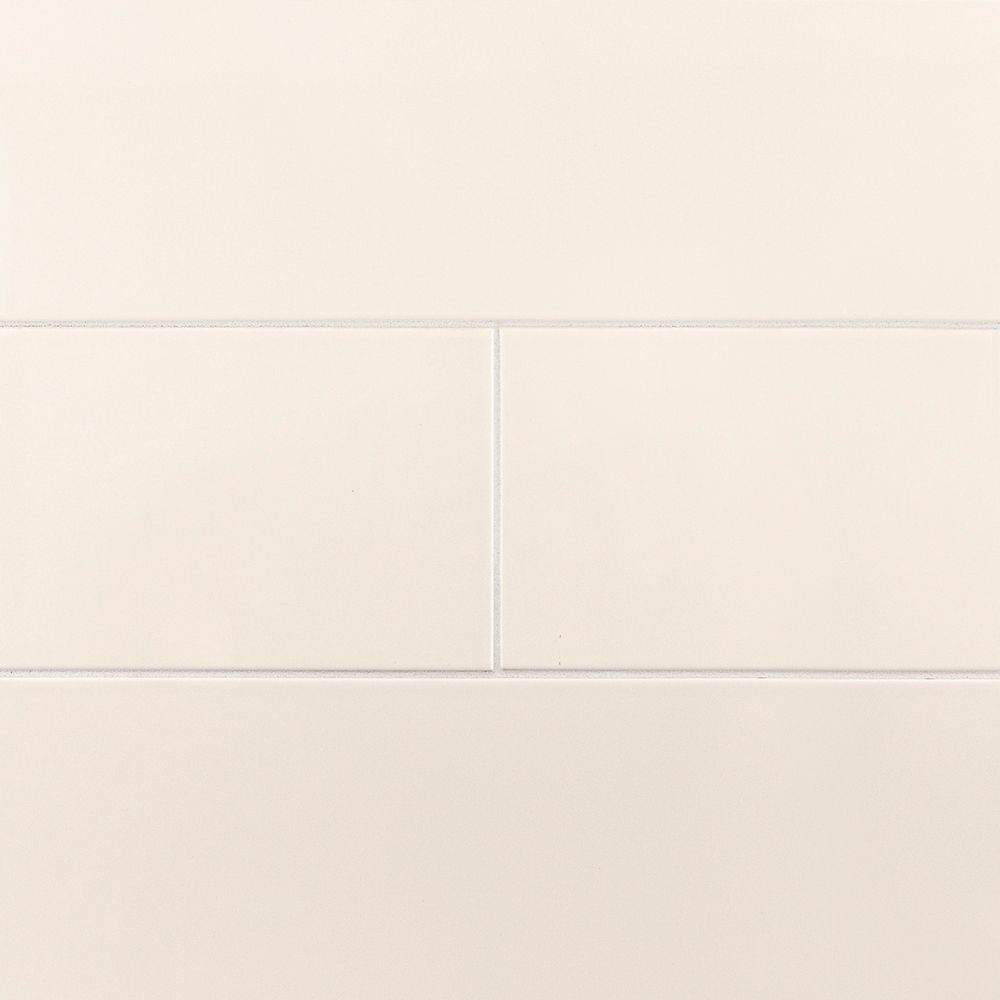 Field Tile 6" x 24" 6" x 24" Matte Crisp Linen Straight Shot