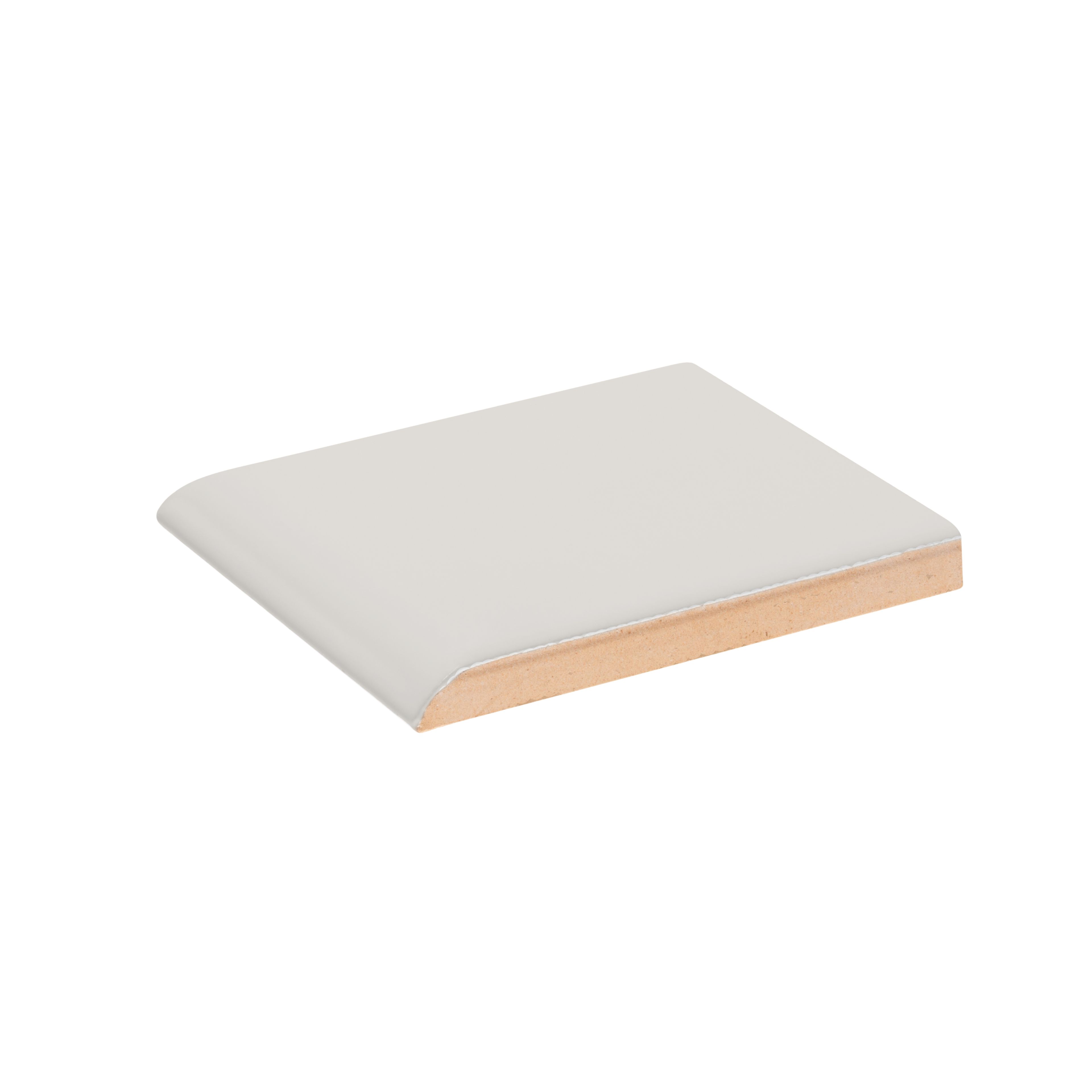 Double Bullnose 3" x 3" 3" x 3" Matte Mountain Mist Straight Shot
