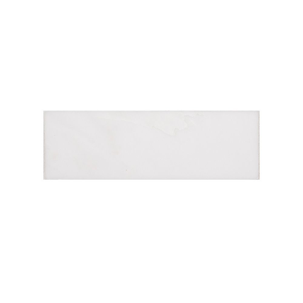 Field Tile 4" x 12" 4" x 12" West End White - Honed Straight Shot