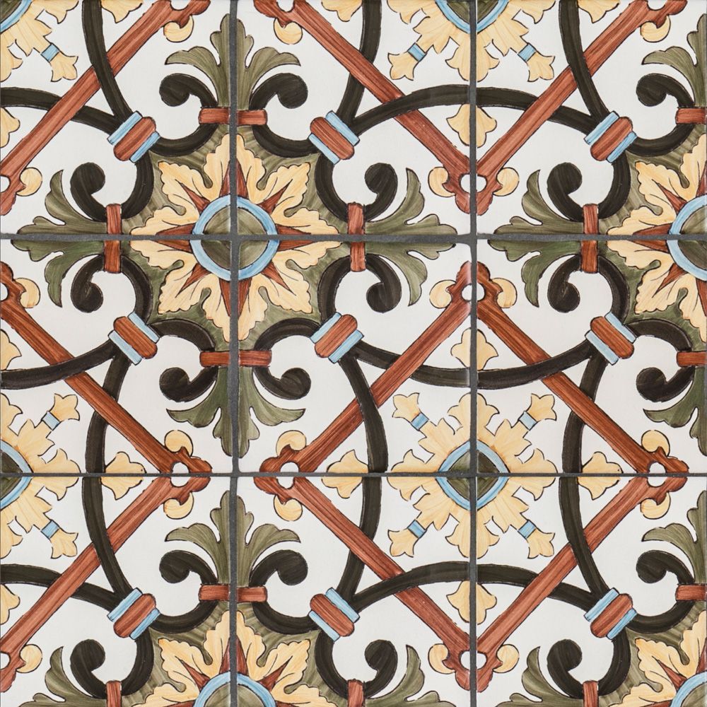 Braganca Field Tile 5" x 5" 5" x 5" Contempo Straight Shot