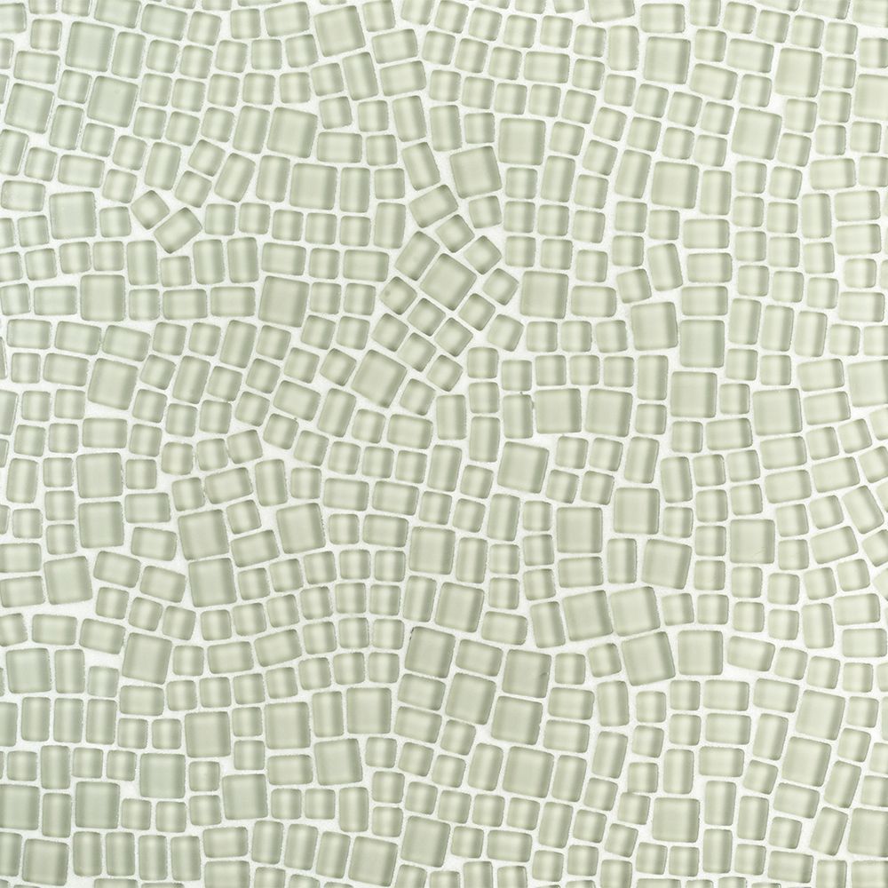 Pebble Mosaic 12" x 12" Aloe Straight Shot