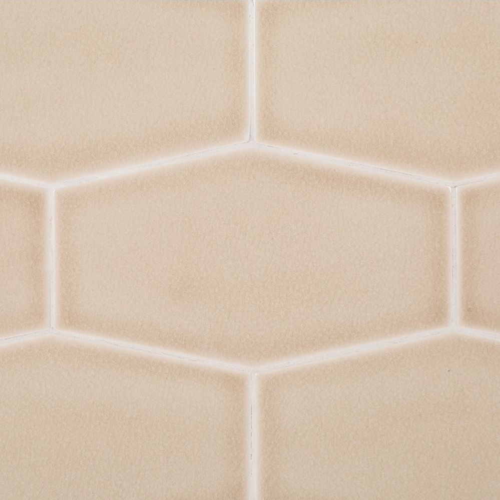 Hexagon Field Tile 5.1875" x 9.125" 5.1875" x 9.125" Sand Bar Straight Shot