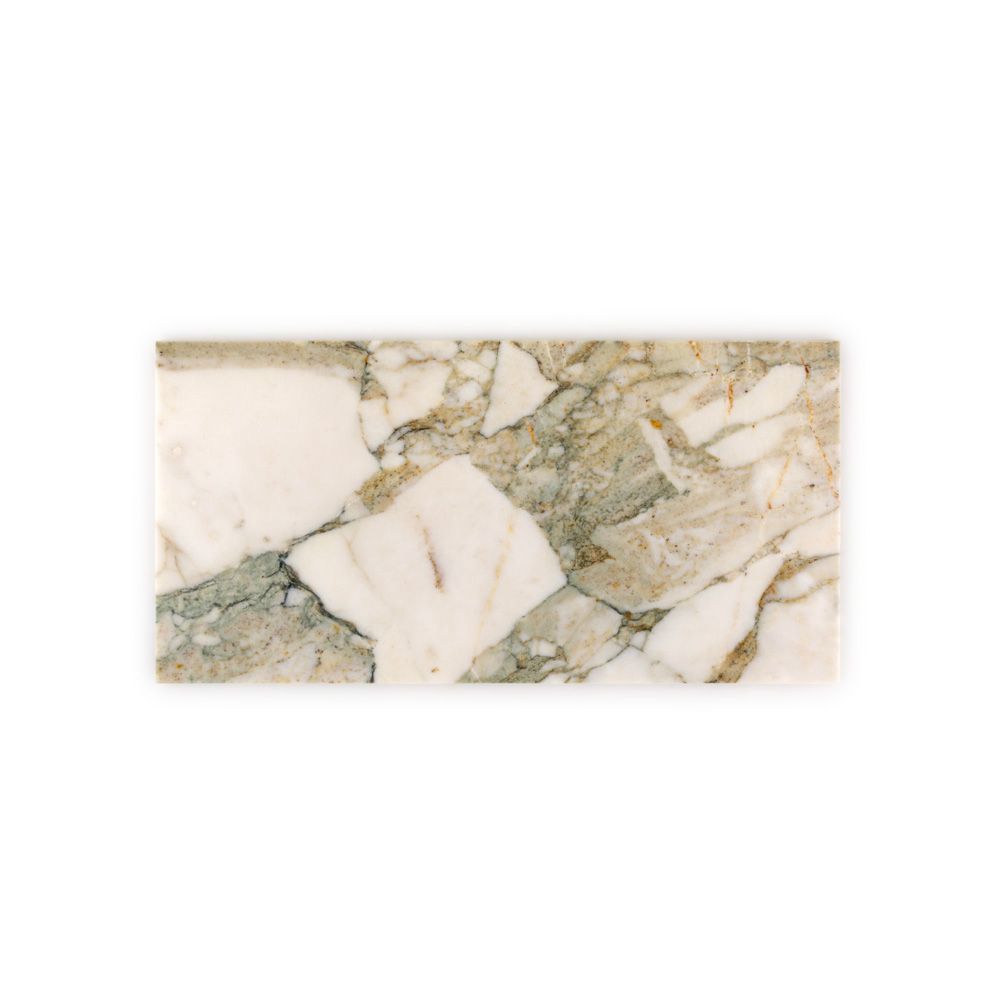 Field Tile 12" x 24" 12" x 24" Calacatta Verde Straight Shot