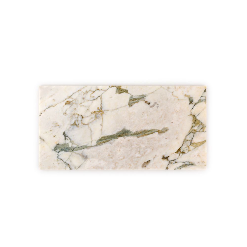Field Tile 12" x 24" 12" x 24" Calacatta Verde Straight Shot