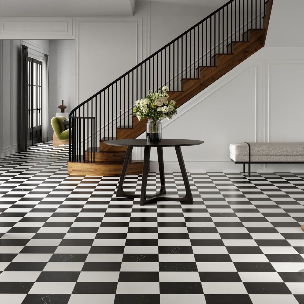 Field Tile 12" x 12" 12" x 12" Thassos Straight Shot