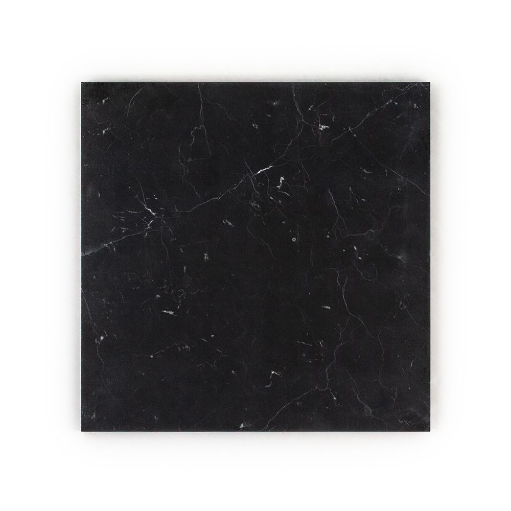 Field Tile 12" x 12" 12" x 12" Nero Marquina Straight Shot