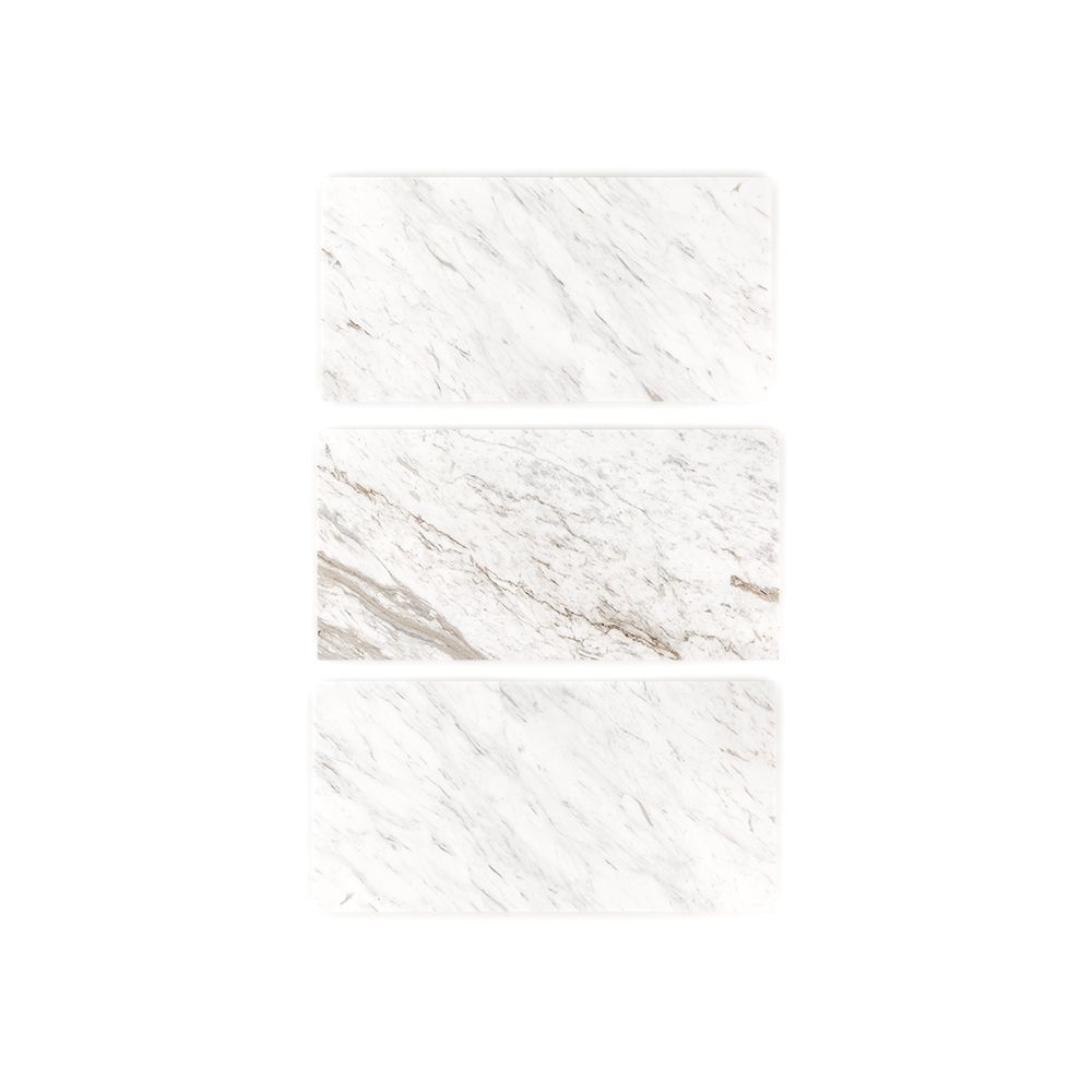 Field Tile 12" x 24" 12" x 24" Volakas Straight Shot