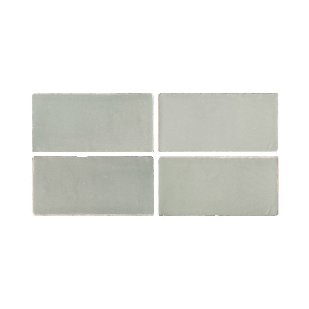Artista Field Tile 3" x 6" 3" x 6" Agave Straight Shot
